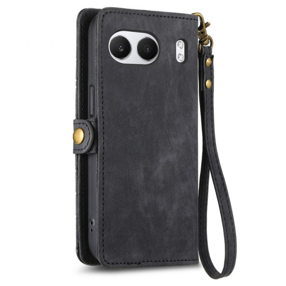 Peněženková Pouzdra Oneplus Nord 4 Kryty Na Mobil Peněženka S Geometrickým Vzorem