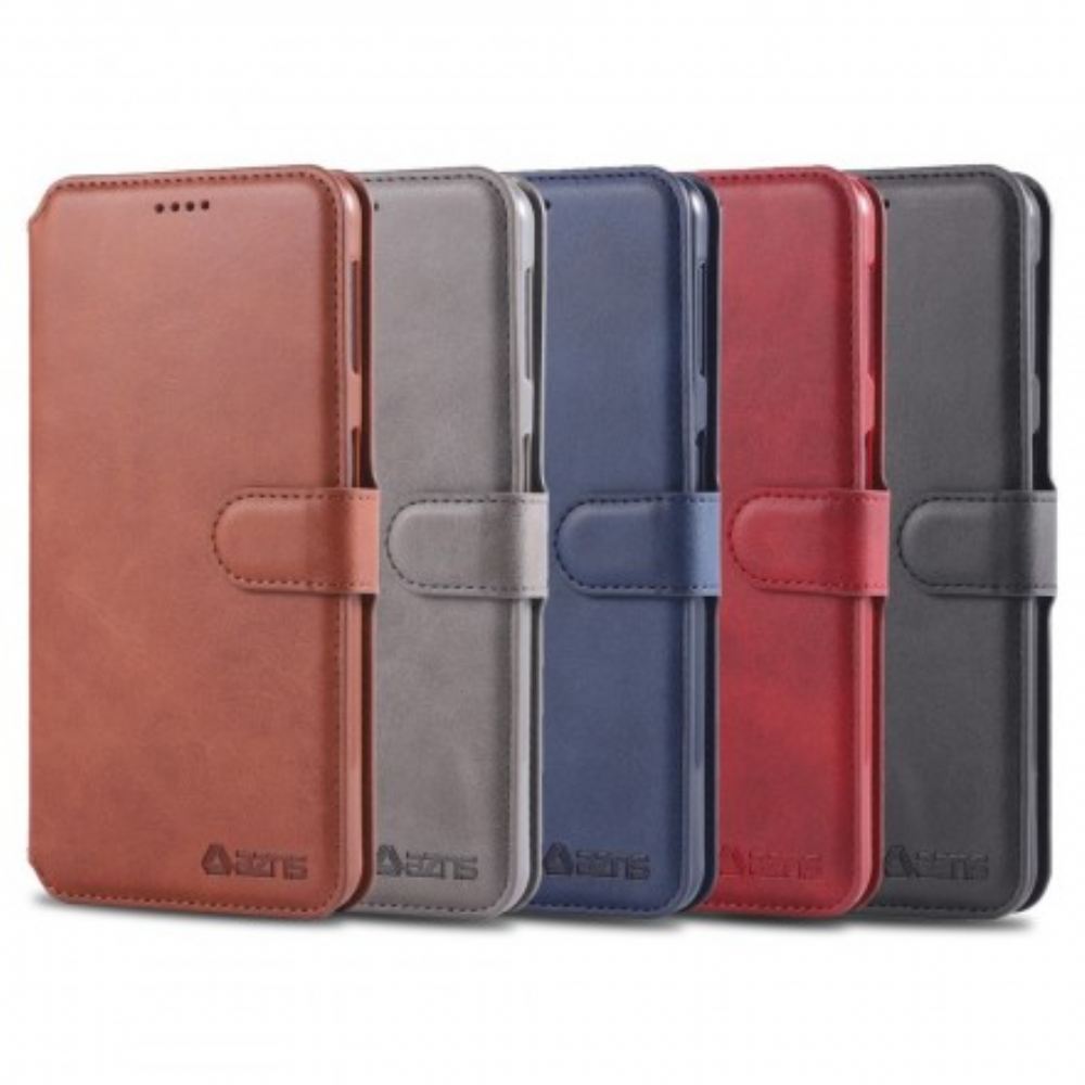 Flipové Pouzdro Na Samsung Galaxy A70 Azns Retro