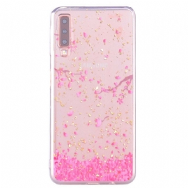 Kryty Na Mobil Na Samsung Galaxy A70 Okvětní Lístky A Flitry