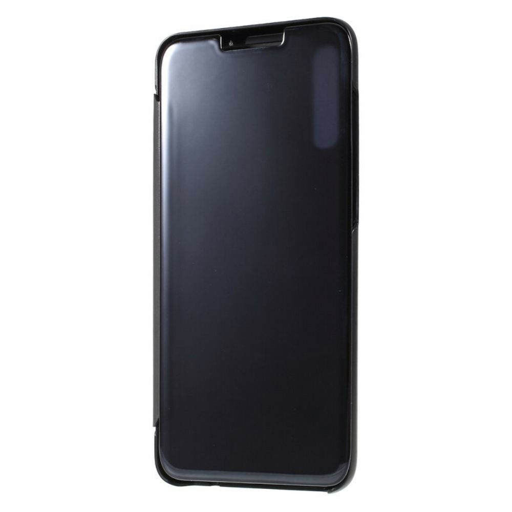 Kryty Na Mobil Na Samsung Galaxy A70 Zrcadlový A Kožený Efekt