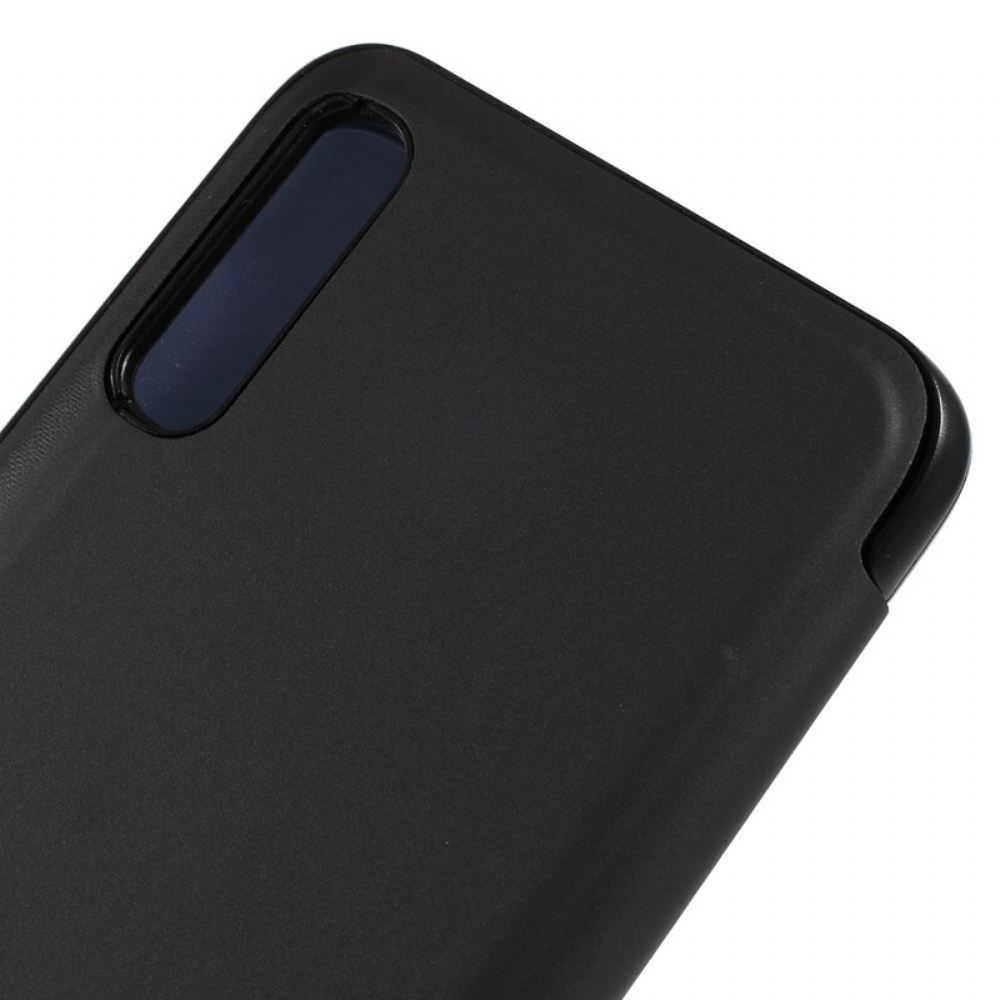 Kryty Na Mobil Na Samsung Galaxy A70 Zrcadlový A Kožený Efekt