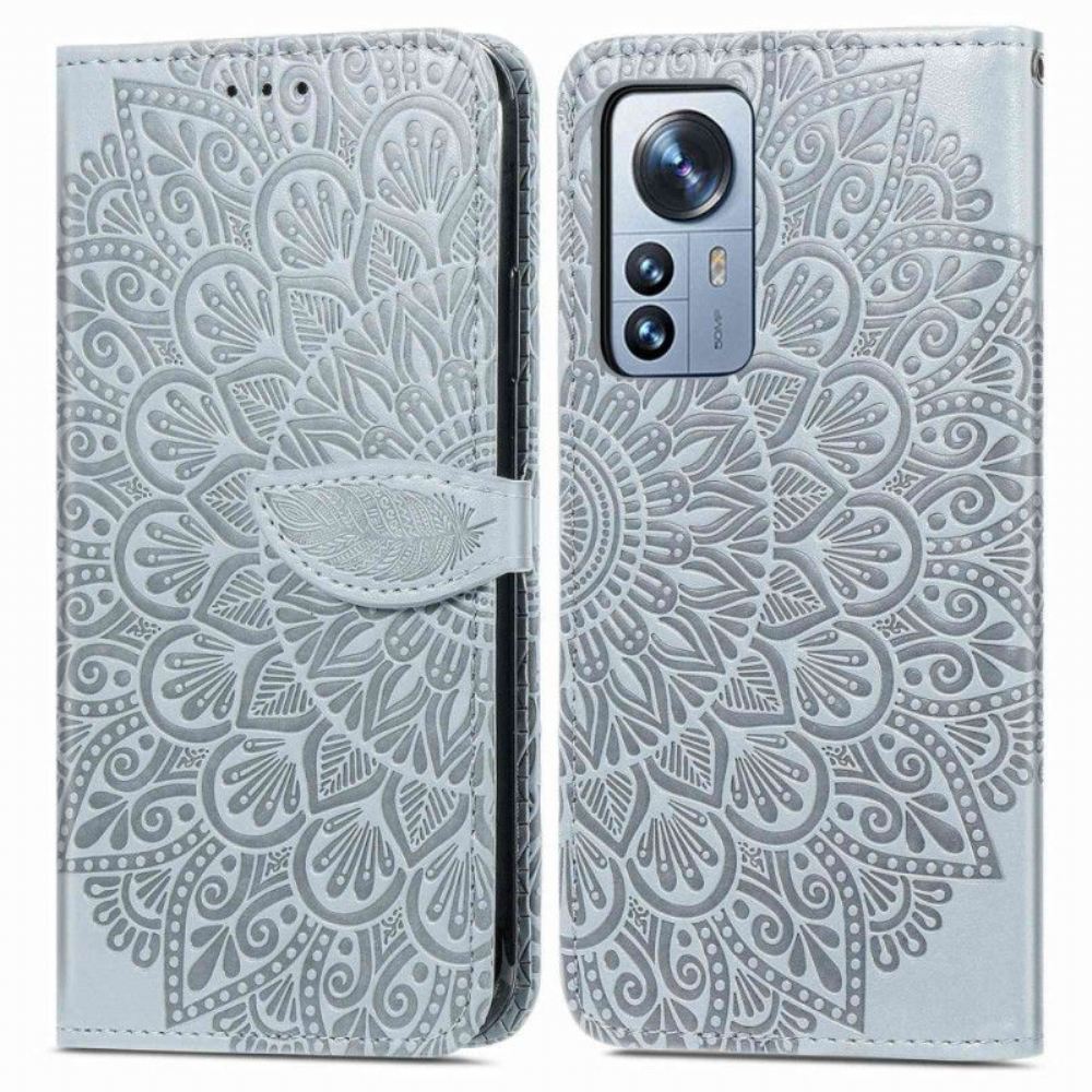 Flipové Pouzdro Na Xiaomi 12T / 12T Pro Kmenové Listy