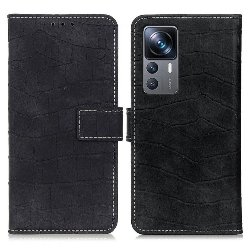 Flipové Pouzdro Na Xiaomi 12T / 12T Pro Krokodýl
