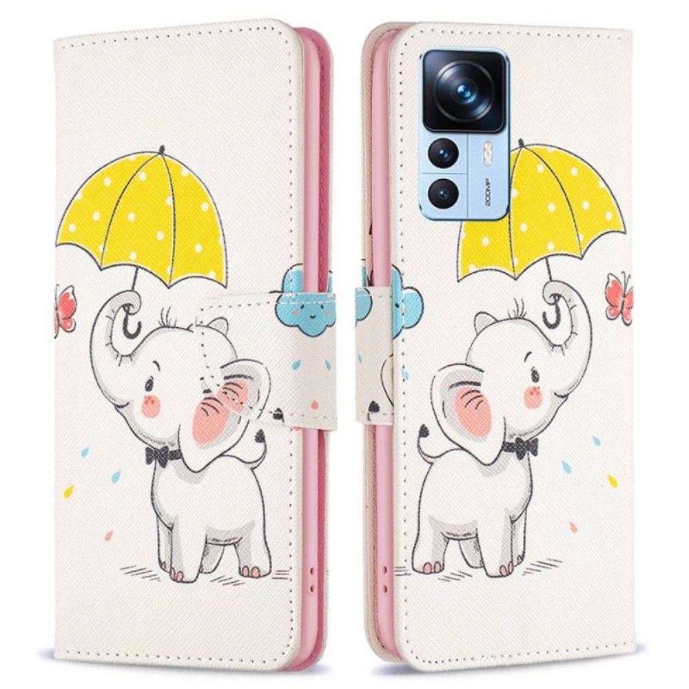 Kožené Pouzdro Na Xiaomi 12T / 12T Pro Slůně
