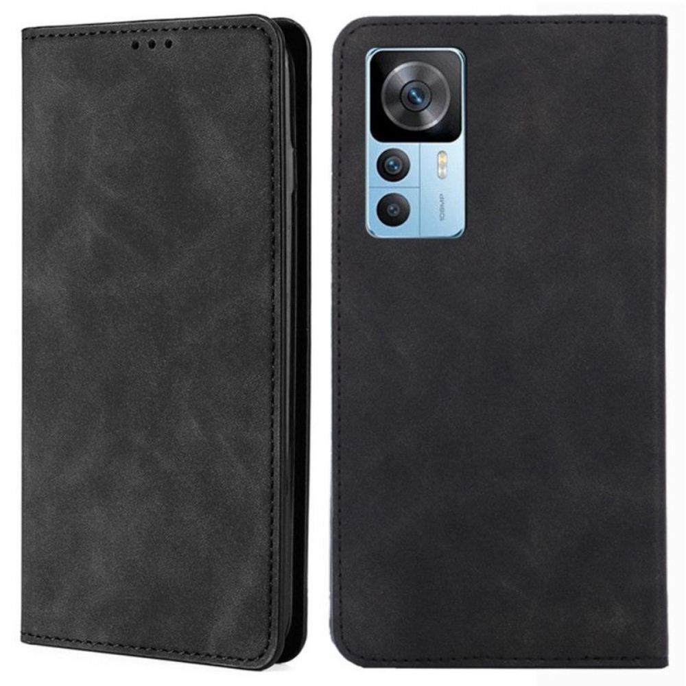 Kryty Na Mobil Na Xiaomi 12T / 12T Pro Flipové Pouzdro Elegance Z Umělé Kůže