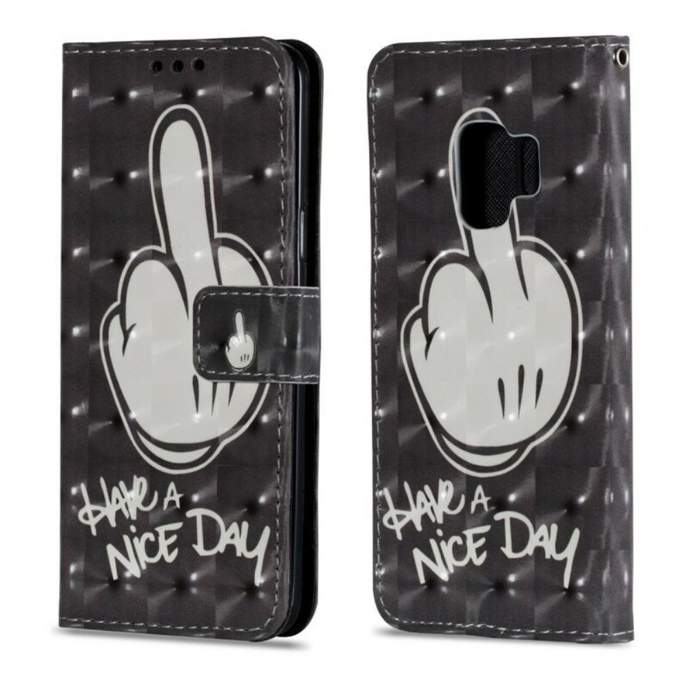 Flipové Pouzdro Na Samsung Galaxy S9 Mickey Day