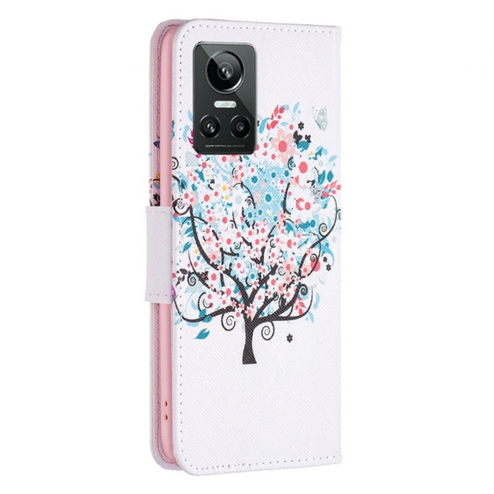 Flipové Pouzdro Na Realme GT Neo 3 Fantastický Strom
