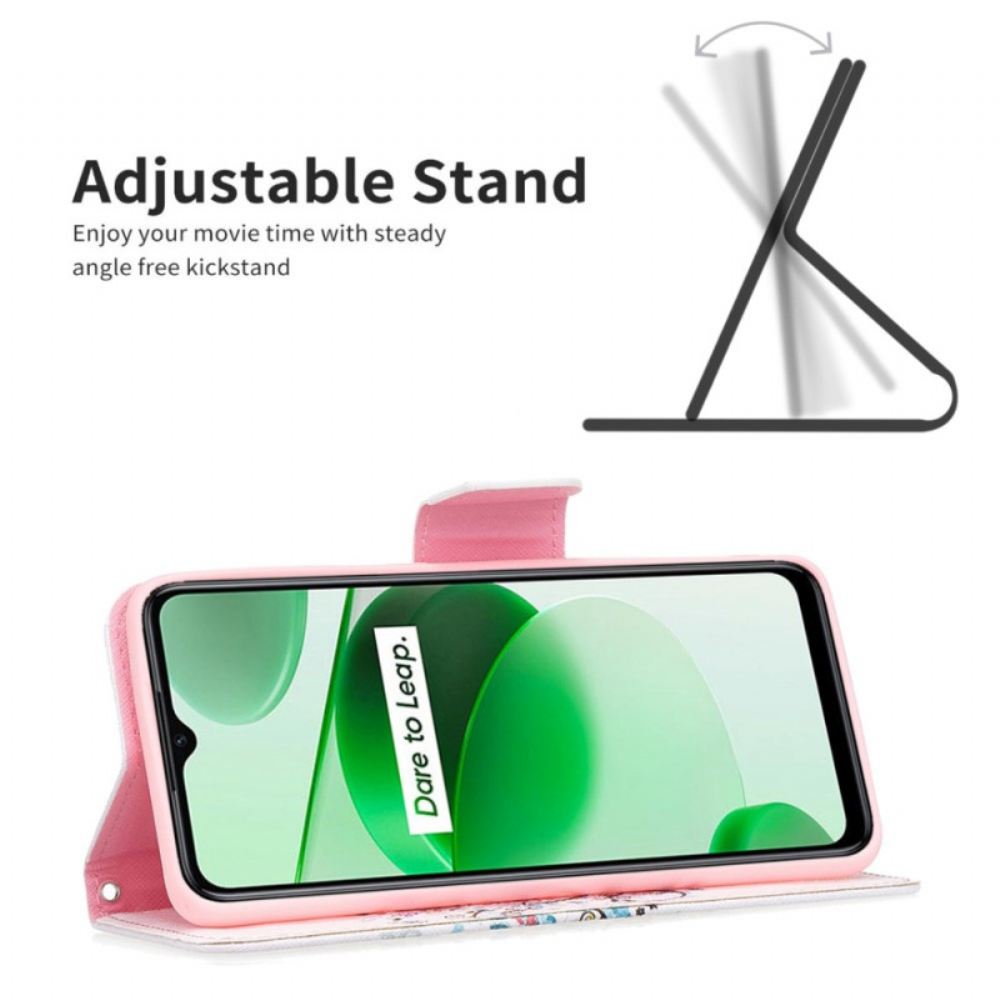 Flipové Pouzdro Na Realme GT Neo 3 Fantastický Strom