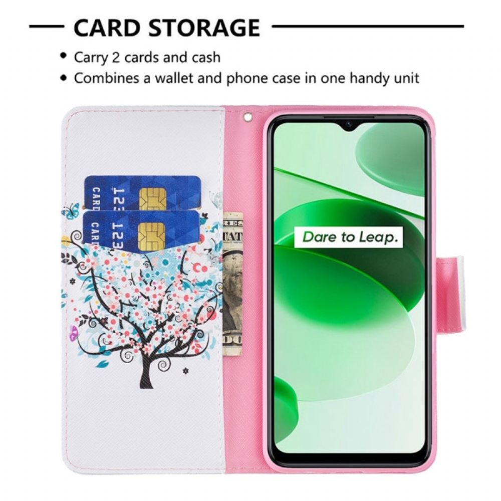 Flipové Pouzdro Na Realme GT Neo 3 Fantastický Strom