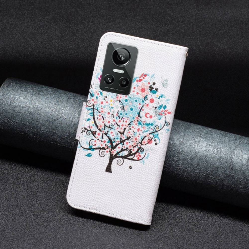 Flipové Pouzdro Na Realme GT Neo 3 Fantastický Strom