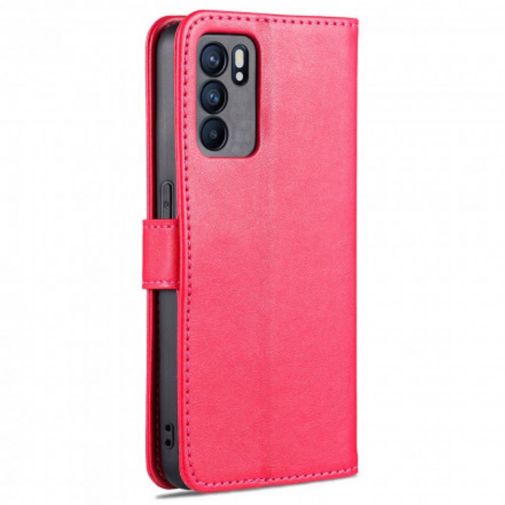 Flipové Pouzdro Na Oppo Reno 6 5G Azns Umělá Kůže
