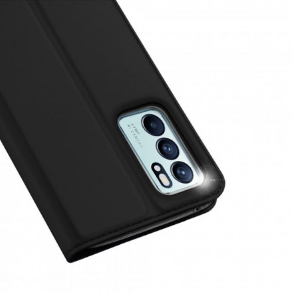 Kryty Na Mobil Na Oppo Reno 6 5G Flipové Pouzdro Magnetický Dux Ducis