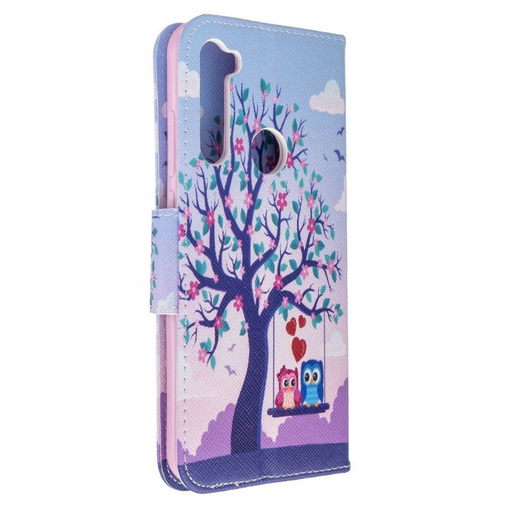 Flipové Pouzdro Na Xiaomi Redmi Note 8T Sovy Na Houpačce