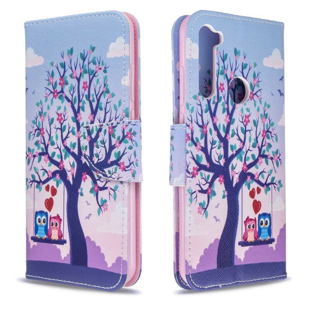 Flipové Pouzdro Na Xiaomi Redmi Note 8T Sovy Na Houpačce