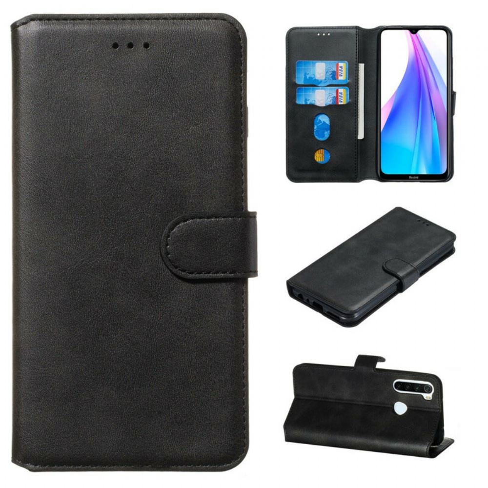 Kožené Pouzdro Na Xiaomi Redmi Note 8T Jednobarevná Řada