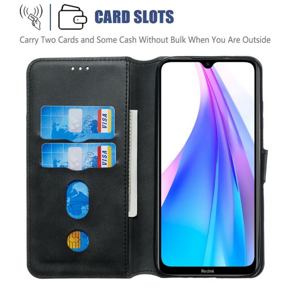 Kožené Pouzdro Na Xiaomi Redmi Note 8T Jednobarevná Řada