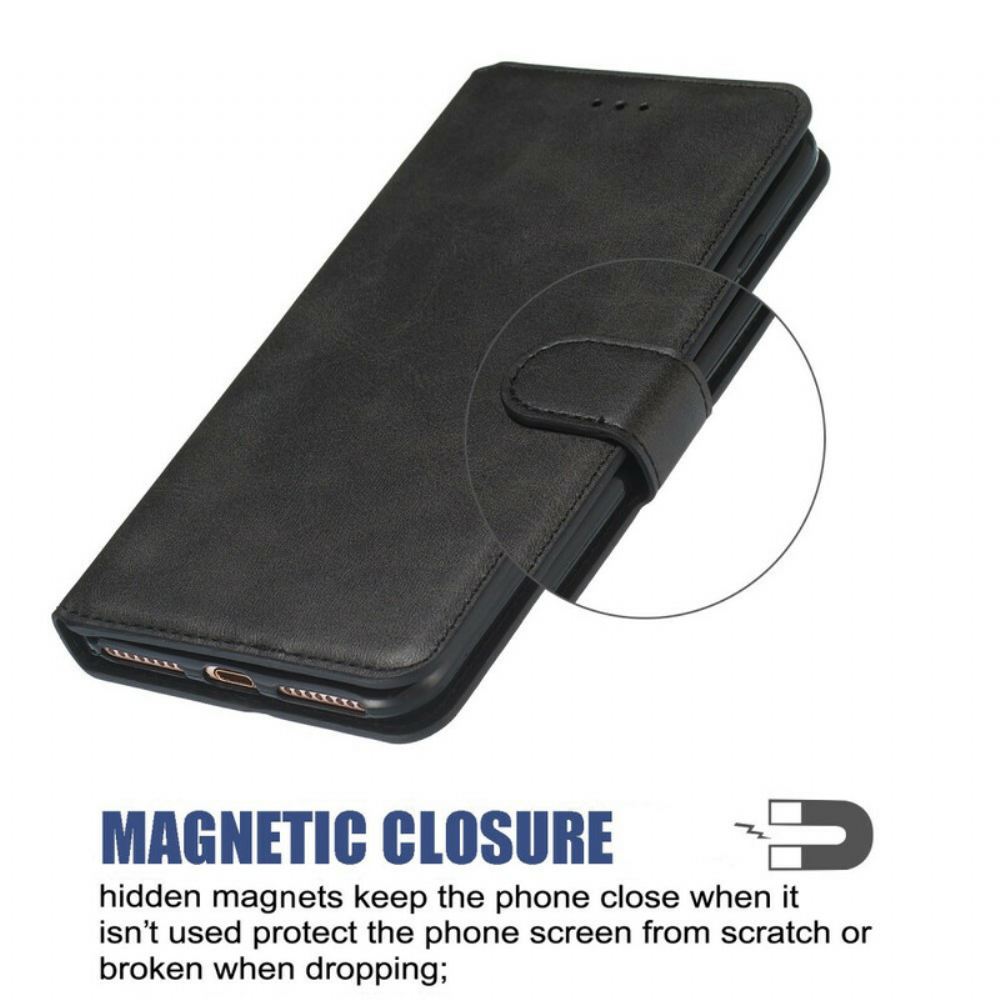 Kožené Pouzdro Na Xiaomi Redmi Note 8T Jednobarevná Řada