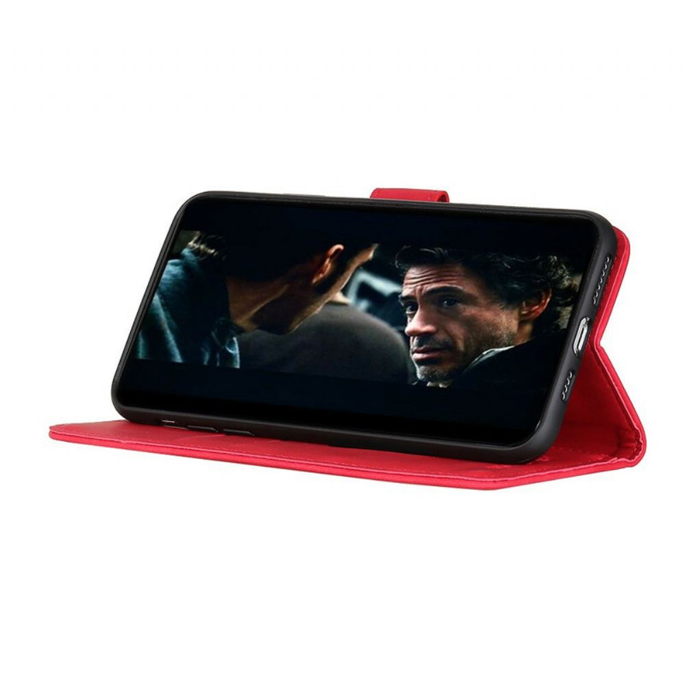 Kožené Pouzdro Na Xiaomi Redmi Note 8T Matná Vintage Kůže S Efektem Khazneh
