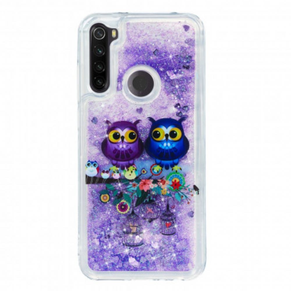 Kryt Na Xiaomi Redmi Note 8T Třpytivé Sovy