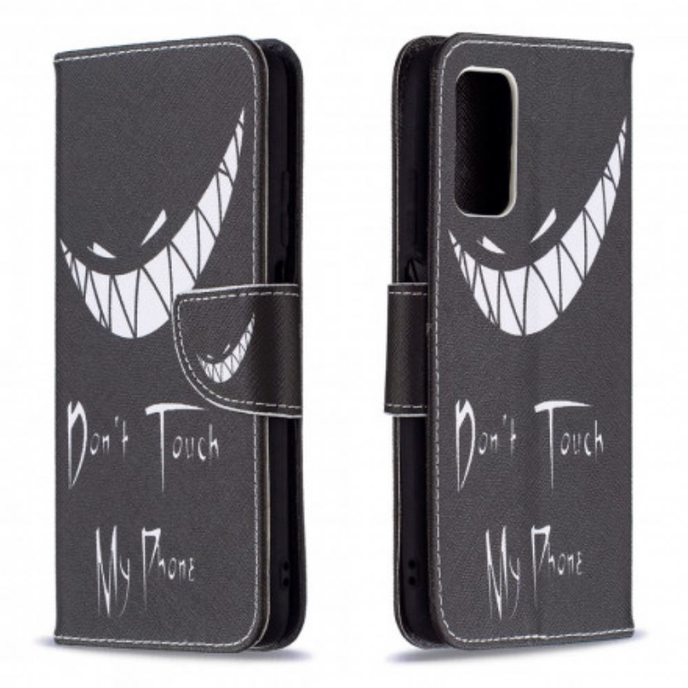 Flipové Pouzdro Na Poco M3 Ďábelský Telefon