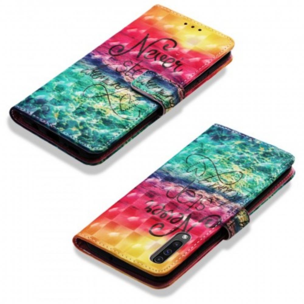 Flipové Pouzdro Na Samsung Galaxy A50 Nikdy Nepřestávejte Snít