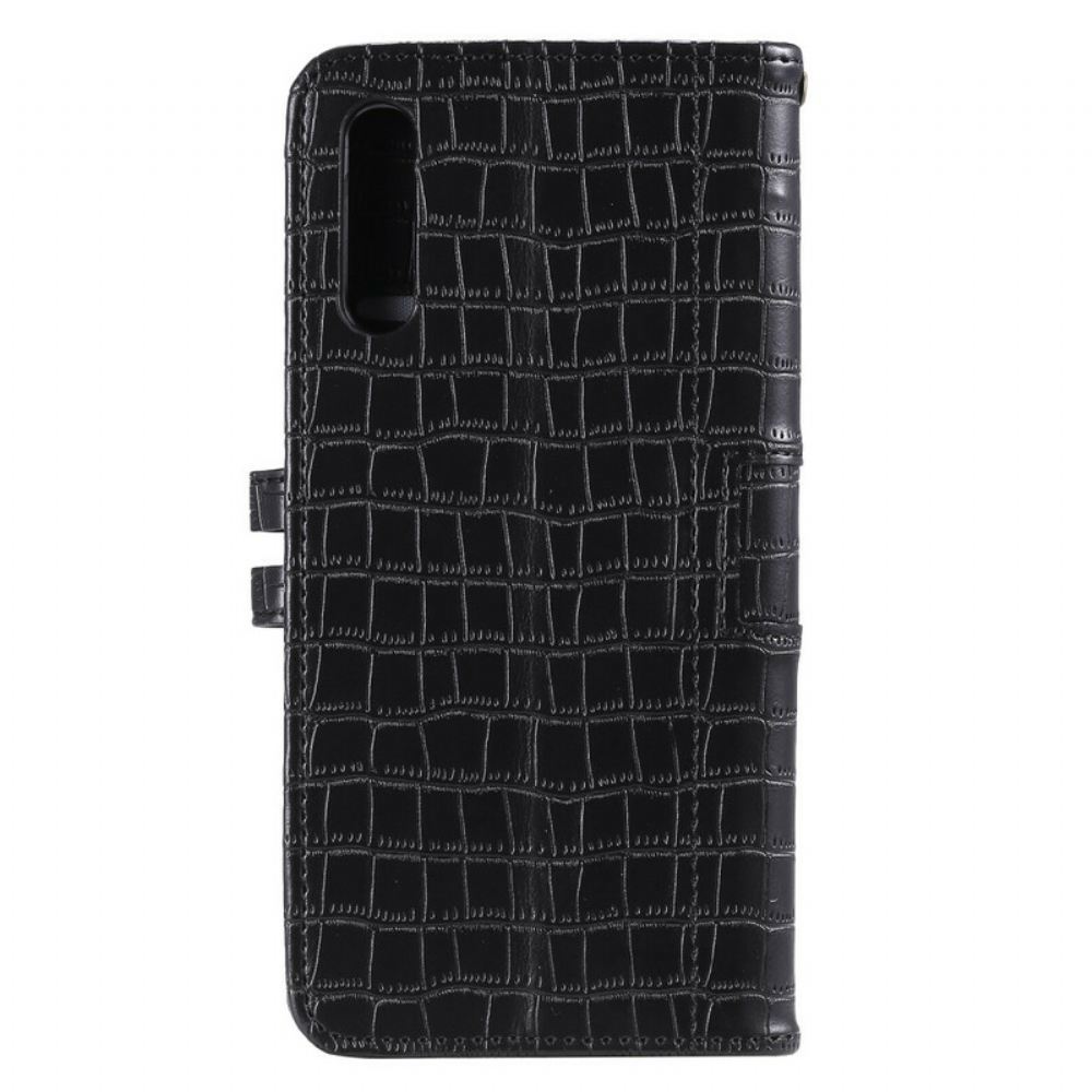 Kožené Pouzdro Na Samsung Galaxy A50 Intenzivní Krokodýl
