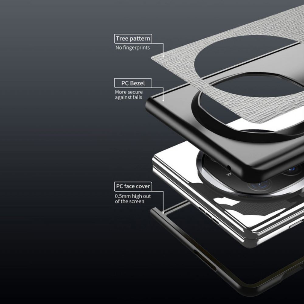 Kryt Huawei Mate X6 Textura Dřeva