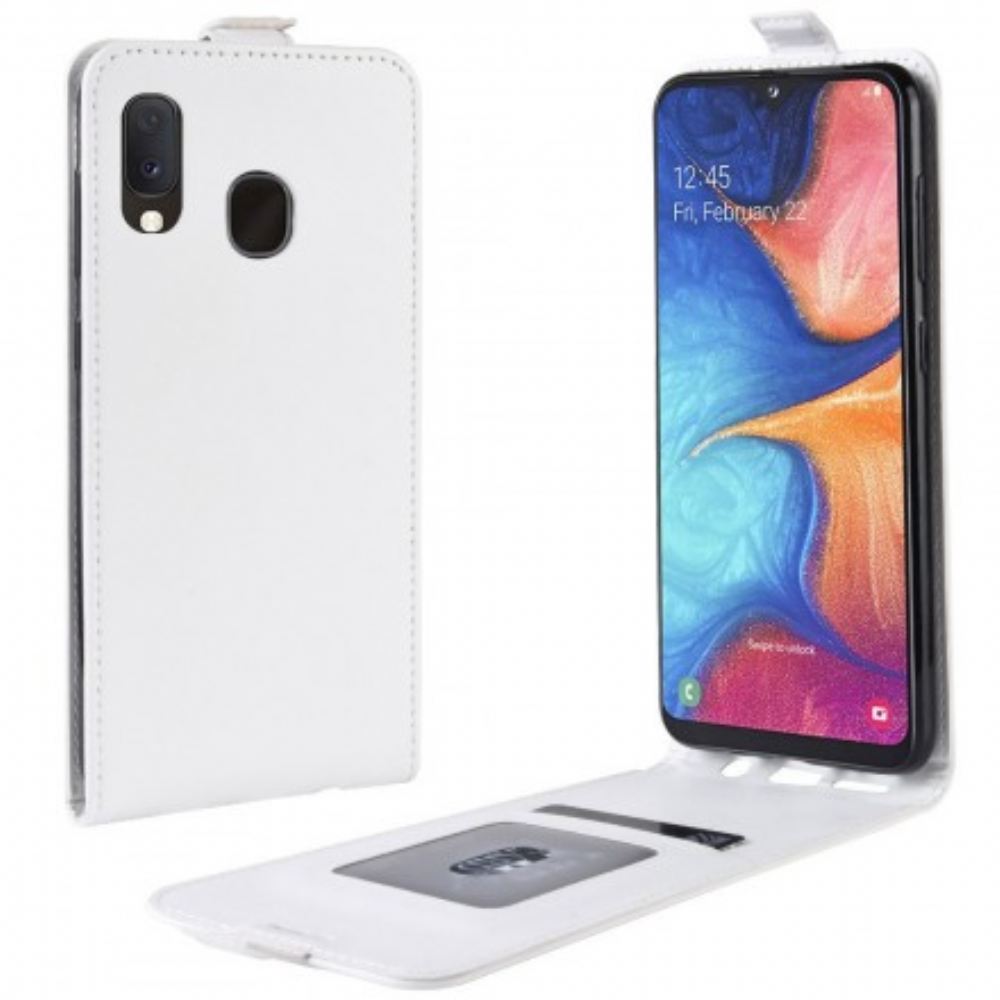 Flipové Pouzdro Na Samsung Galaxy A20e Kožené Pouzdro Skládací Kožený Efekt