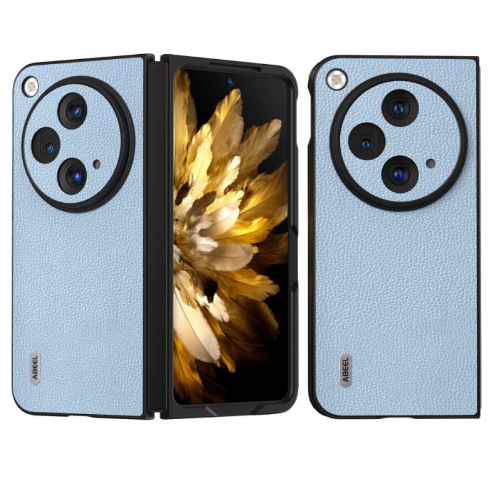 Kryt Oneplus Open Přírodní Kůže Abeel Litchi