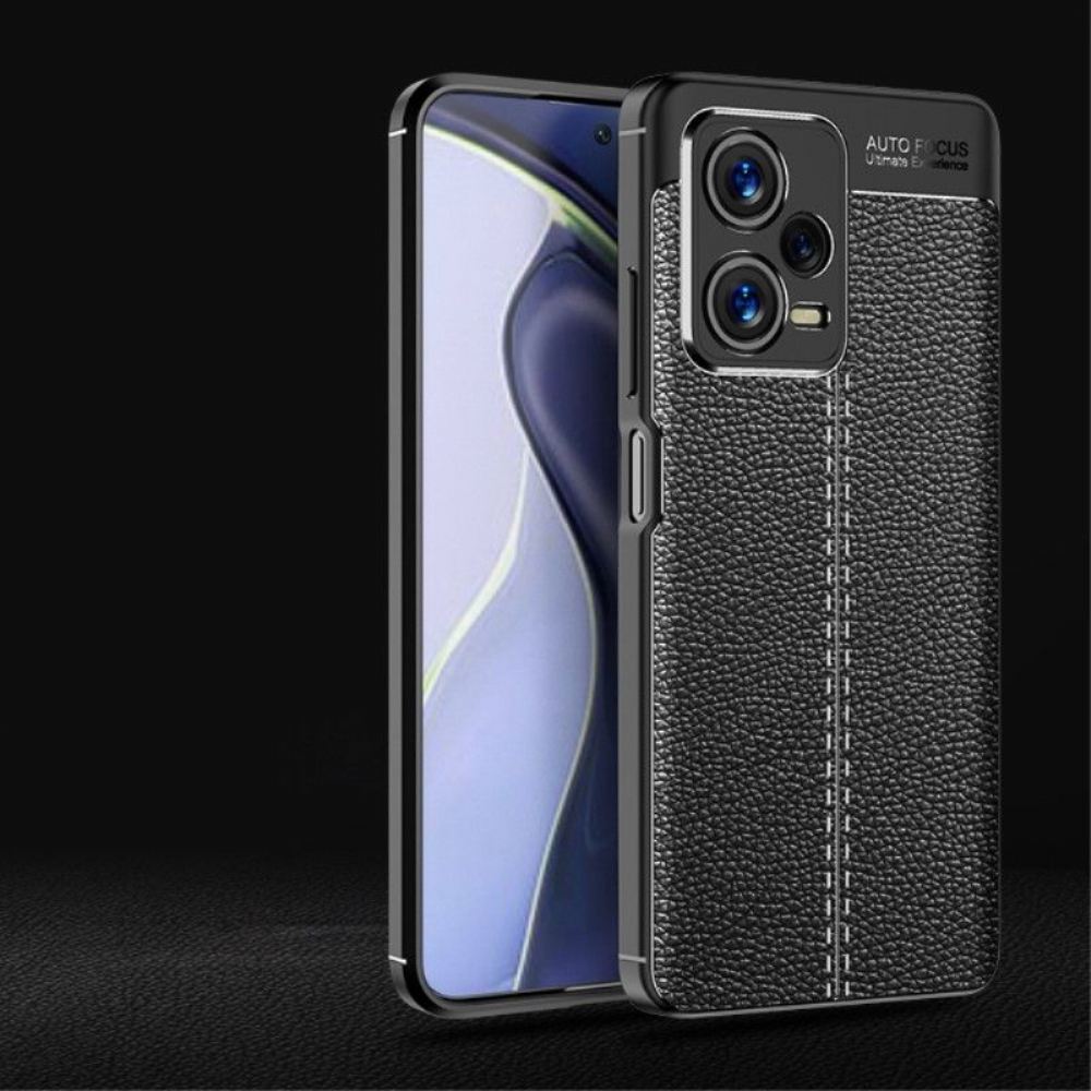 Kryt Na Xiaomi Redmi Note 12 Pro Plus Efekt Kůže Litchi S Dvojitou Linií