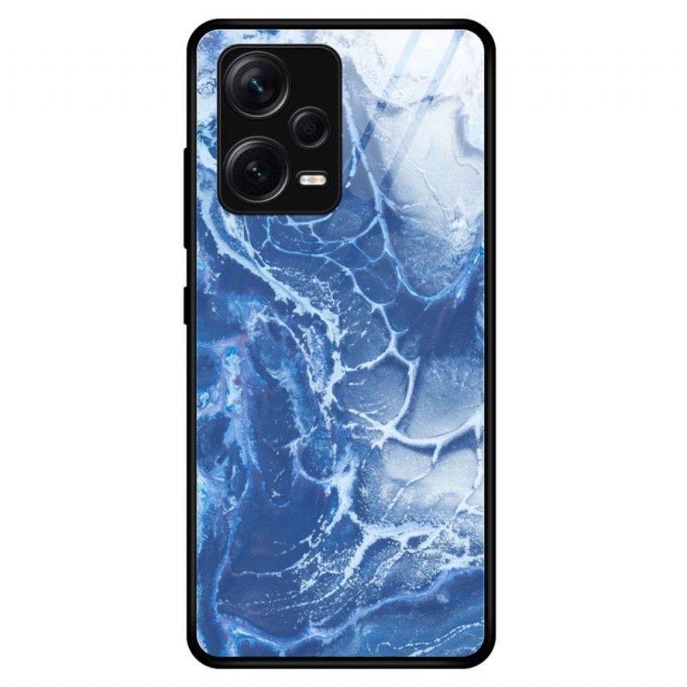 Kryt Na Xiaomi Redmi Note 12 Pro Plus Mramorové Barvy Tvrzené Sklo