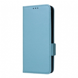 Kožený Kryt Realme 14t 5g Textura Liči S Popruhem