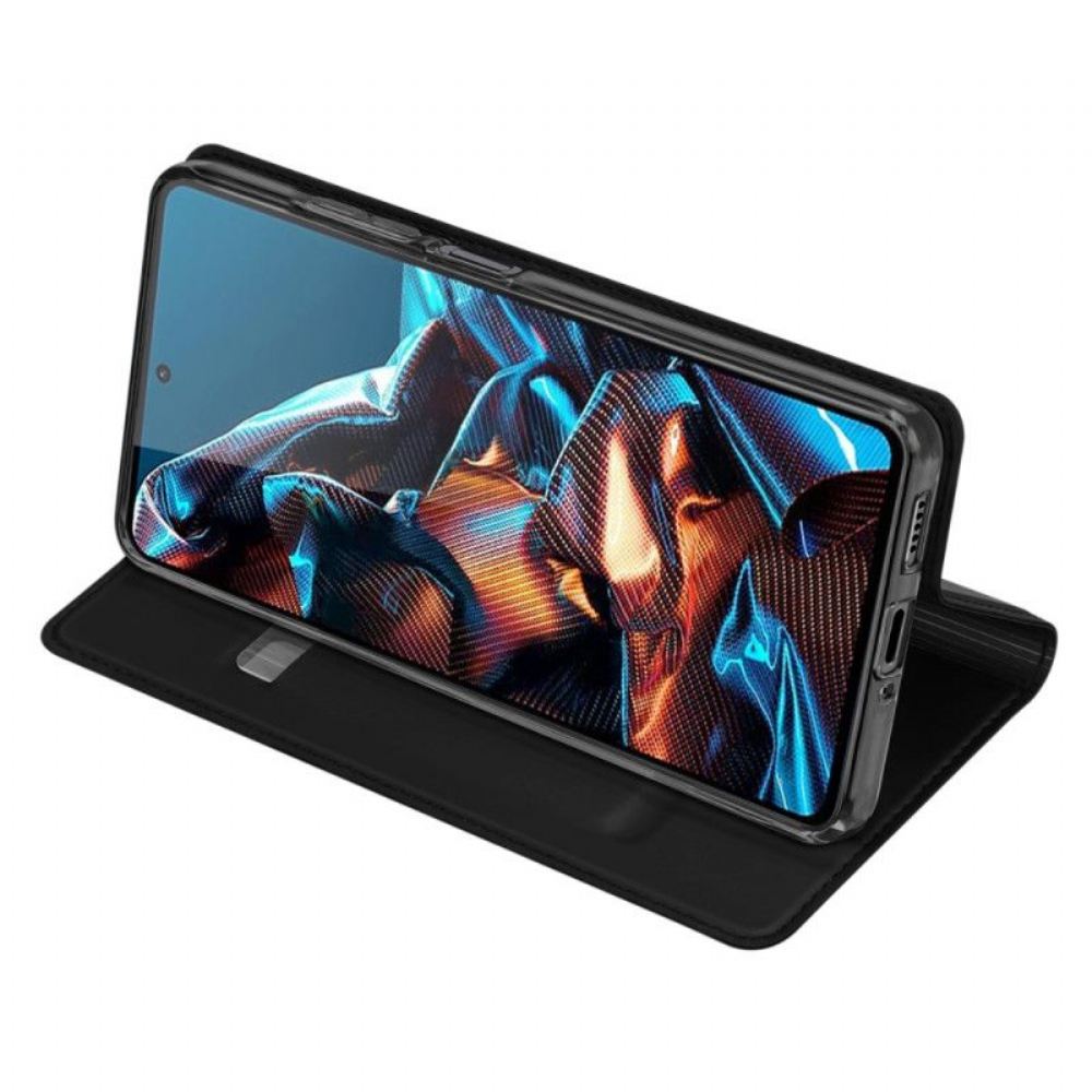 Kryty Na Mobil Na Poco X5 Pro 5G Flipové Pouzdro Skin Pro Dux Ducis