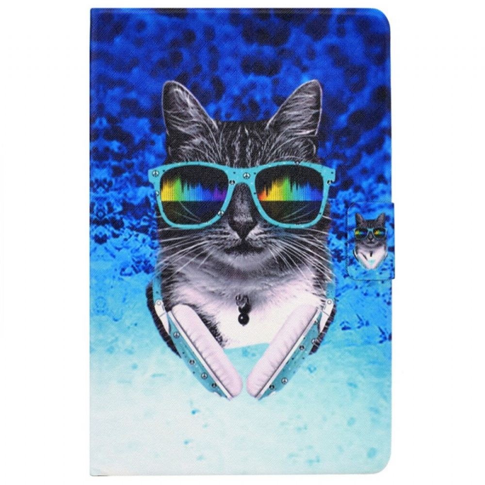 Flipové Pouzdro Na Samsung Galaxy Tab A8 Disco Cat