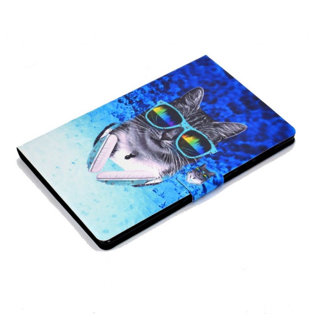 Flipové Pouzdro Na Samsung Galaxy Tab A8 Disco Cat