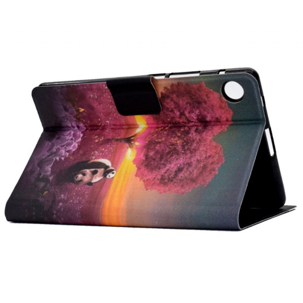 Flipové Pouzdro Na Samsung Galaxy Tab A8 Pandí Srdce