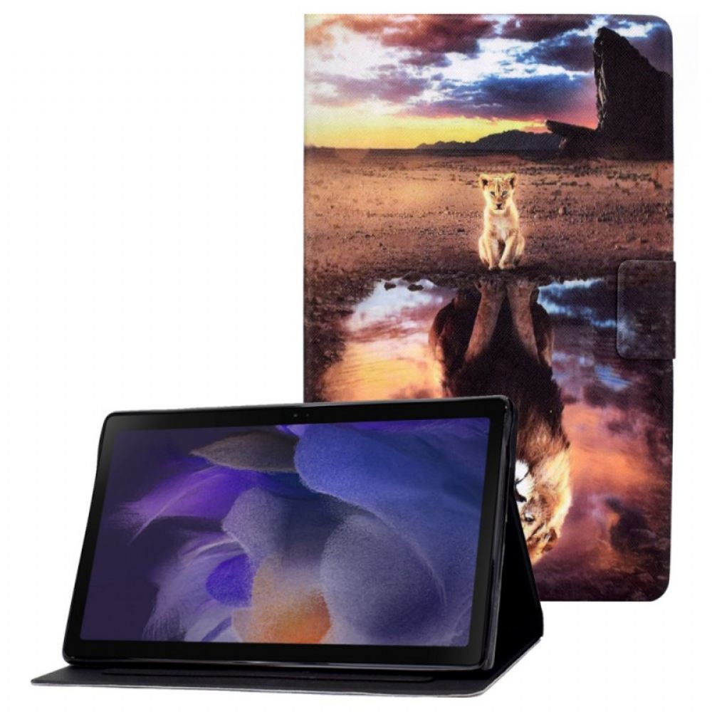 Kožené Pouzdro Na Samsung Galaxy Tab A8 Sen Mláděte