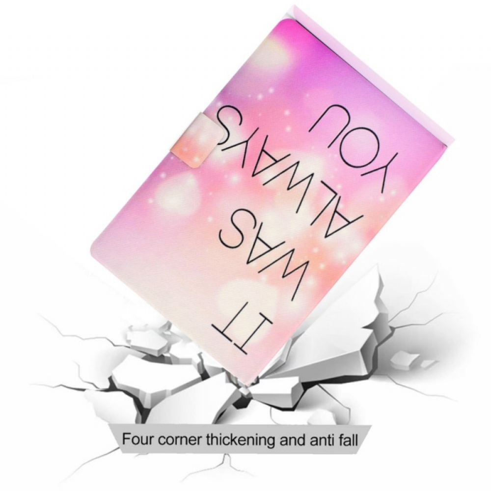 Kožené Pouzdro Na Samsung Galaxy Tab A8 Vždycky Jsi To Byl Ty