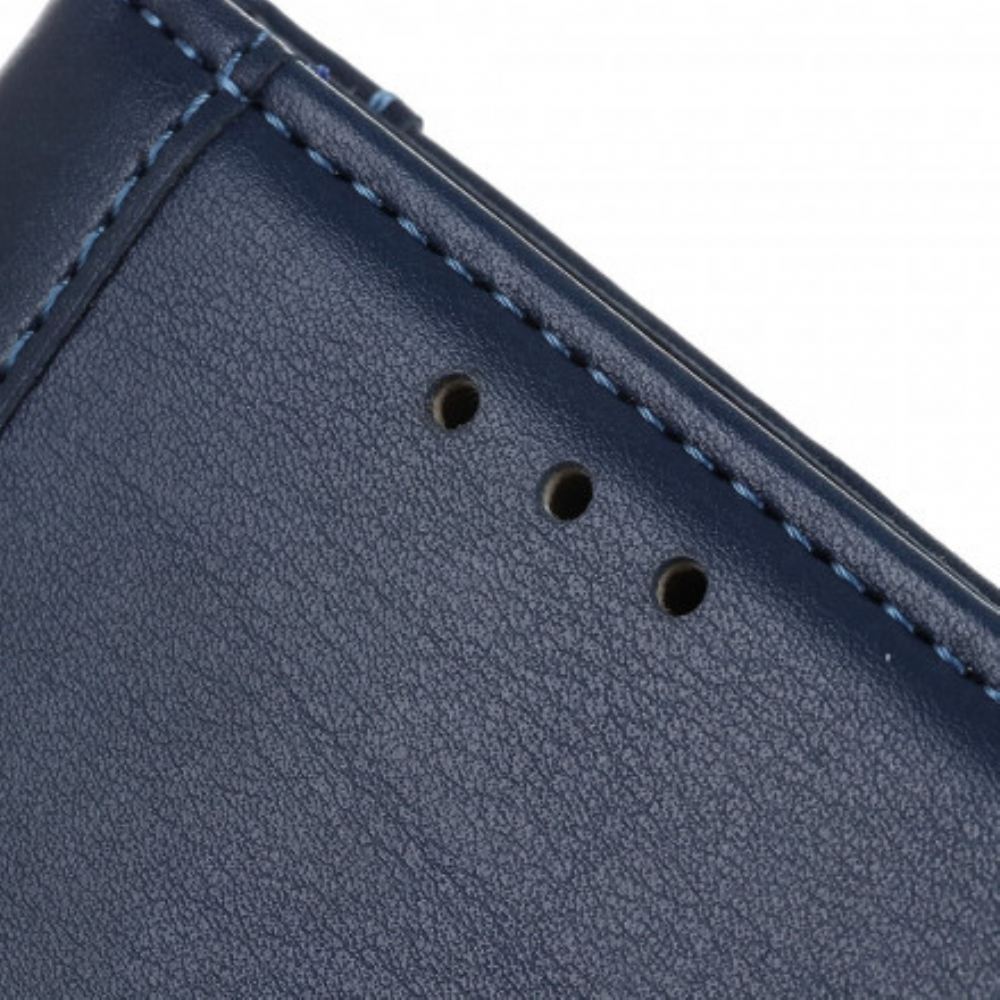 Flipové Pouzdro Na Xiaomi Mi Note 10 Lite Verze Dělená Kůže