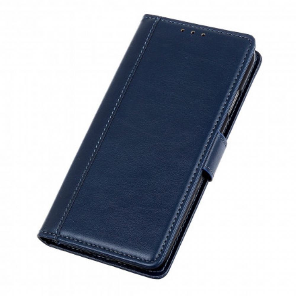 Flipové Pouzdro Na Xiaomi Mi Note 10 Lite Verze Dělená Kůže
