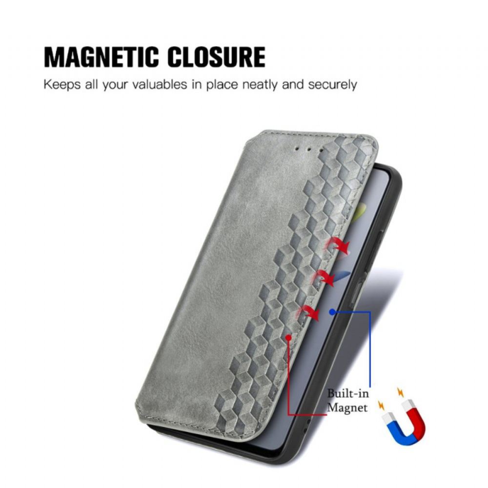 Kožené Pouzdro Folio Xiaomi Redmi Note 14 5g Vintage Kožený Efekt