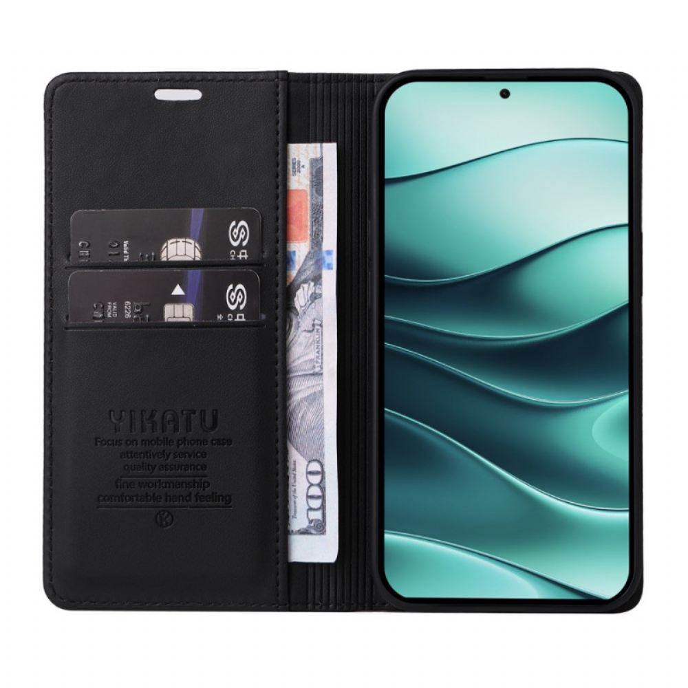 Kožené Pouzdro Folio Xiaomi Redmi Note 14 5g Ykatu