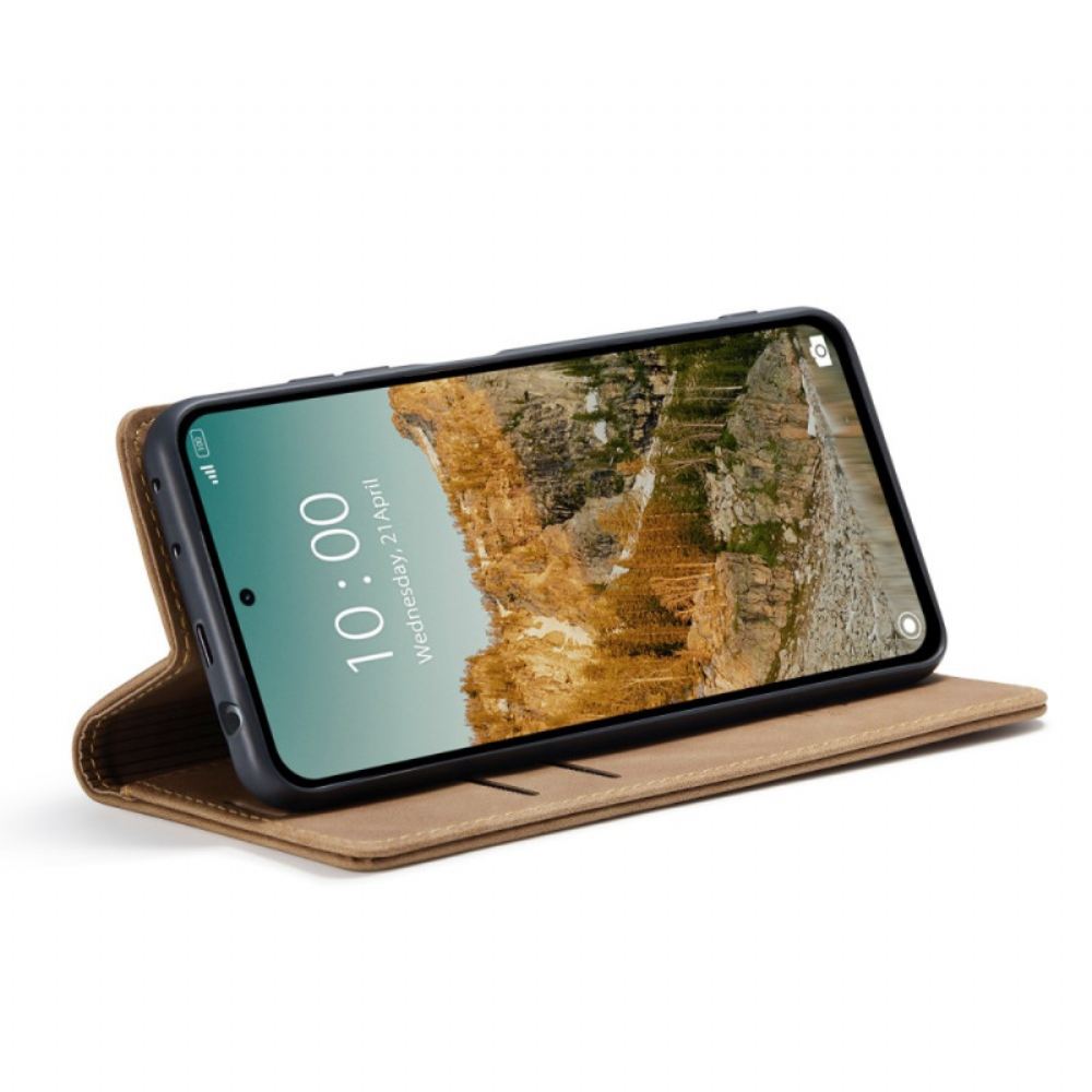 Kožené Pouzdro Xiaomi Redmi Note 14 5g Caseme Kožený Efekt