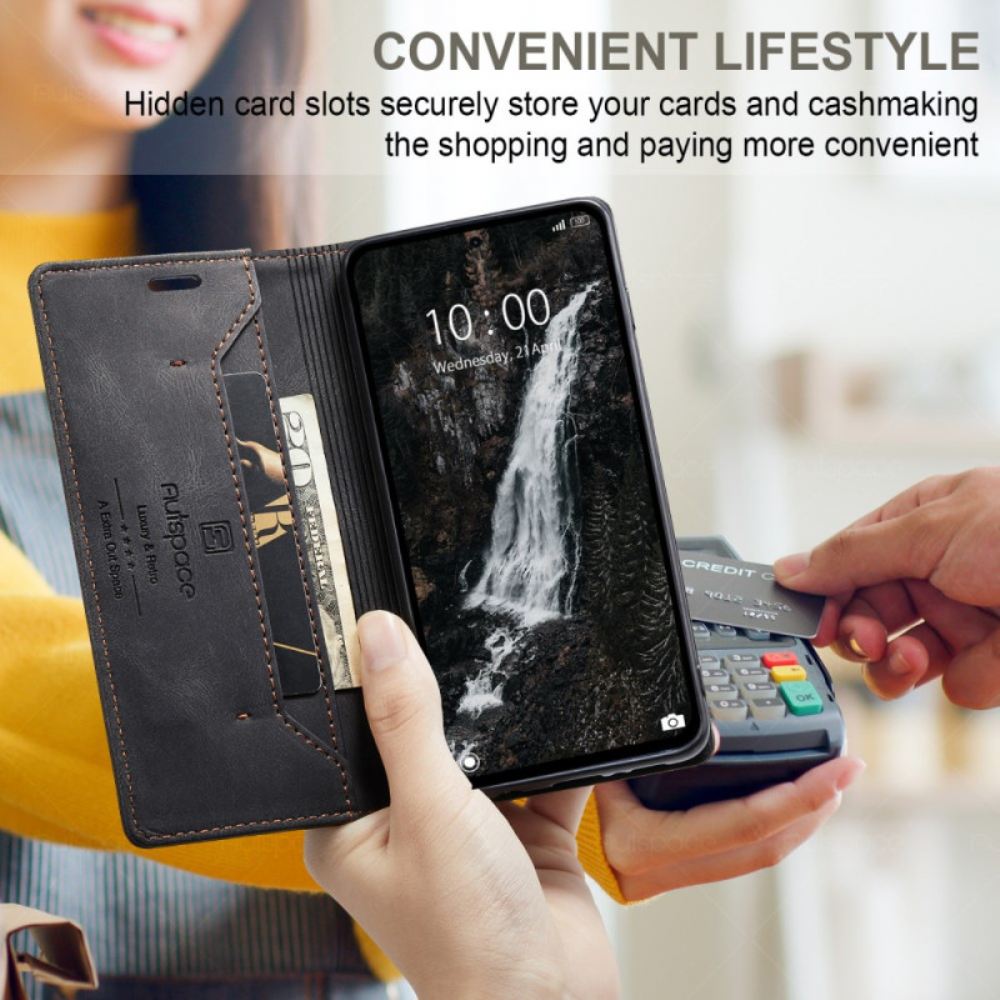 Kožené Pouzdro Xiaomi Redmi Note 14 5g Kryty Na Mobil Džínová Látka