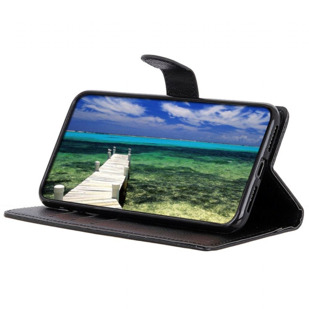 Kožený Kryt Na Xiaomi Redmi Note 14 5g Tradiční Umělá Kůže Liči