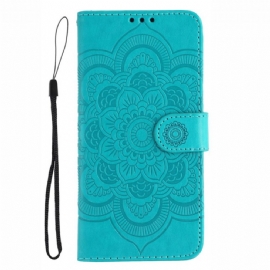 Kožený Kryt Xiaomi Redmi Note 14 5g Designová Mandala