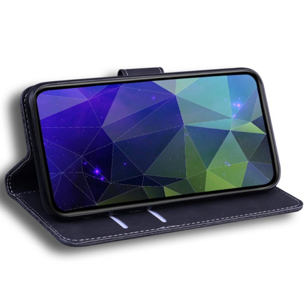 Kožený Kryt Xiaomi Redmi Note 14 5g Motýlí Semišový Efekt