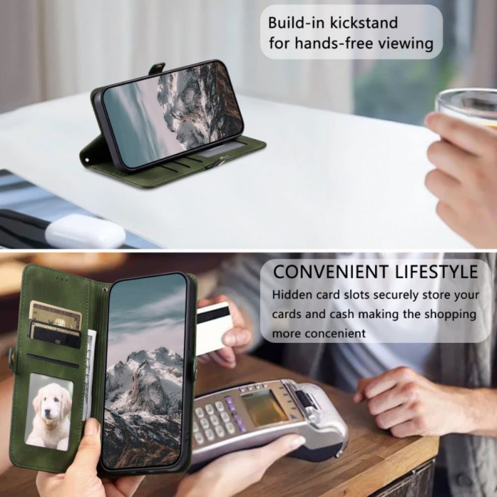 Kožený Kryt Xiaomi Redmi Note 14 5g Peněženka Mandala