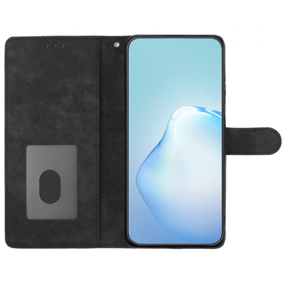 Kožený Kryt Xiaomi Redmi Note 14 5g Semišový Efekt S Popruhem