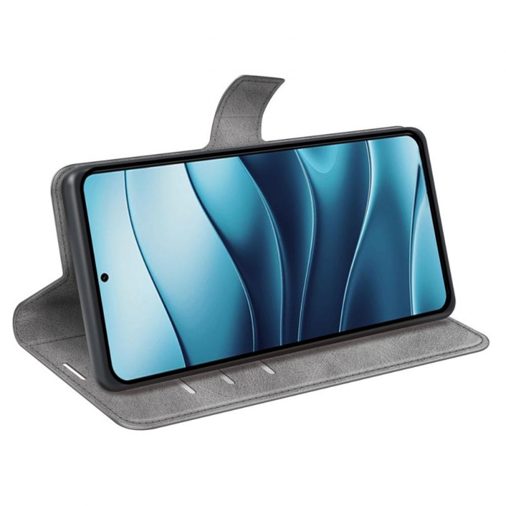 Kožený Kryt Xiaomi Redmi Note 14 5g Kožený Styl